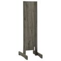 vidaXL Záhradný mriežkový plot sivý 150x80 cm masívne jedľové drevo