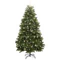 vidaXL Umelý vianočný stromček 240 cm 300 LED Teplá biela PVC a oceľ