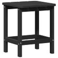 vidaXL Záhradná stolička 3 ks Čierna Polyetylén
