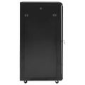 vidaXL 15U Nástenná serverová skriňa 19" IP20 čierna 60x60x120 cm