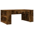 vidaXL Konferenčný stolík dymový dub 102x55x42 cm kompozitné drevo