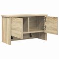 vidaXL Vešiak na stenu Nástenná montáž Sonoma dub 50 x 20 x 30 cm