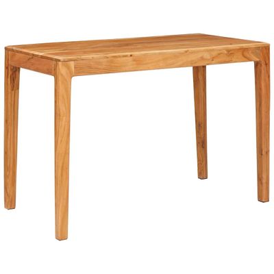 vidaXL Jedálenský stôl Hnedá 110 x 55 x 76 cm Pevné akáciové drevo