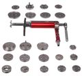 Pneumatický stláčadlo brzdových piestov MECHANIC BRAKE SET PNEU 23, sada 23ks SIXTOL