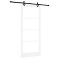 vidaXL Posuvné dvere ORKDAL 93 x 211 cm Biela a čierna
