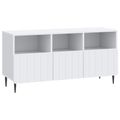 vidaXL TV skrinka Biela 102 x 34,5 x 50 cm Kompozitné drevo