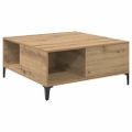 vidaXL Konferenčný stolík Remeselný dub 80 x 80 x 36,5 cm