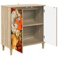 vidaXL Servírovacia skriňa GENNEP Sonoma 69 x 33 x 75 cm