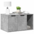 vidaXL Uzavretý box na stelivo, betónový 80x50x45 cm, kompozitné drevo