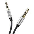 Baseus Yiven Audio kábel 3,5 samec Audio M30 1,5 m strieborný + čierny