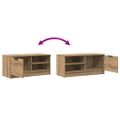 vidaXL TV skrinka Artisan Dub 80x35x36,5 cm Konštrukčné drevo