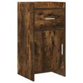 vidaXL Servírovacia skriňa Dymový dub 40 x 36 x 80 cm Kompozitné drevo