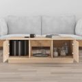 vidaXL Konferenčný stolík 100x50x35 cm borovicový masív