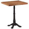 vidaXL Bistro stolík 60x60x76 cm akáciový masív