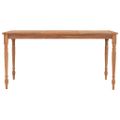 vidaXL Stôl Batavia 150x90x75 cm tíkový masív