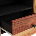 vidaXL TV skrinka 105x33,5x46 cm masívna akácia a spracované drevo