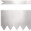vidaXL Obrubník trávnika 30 ks 100 x 0.05 x 20 cm Nerezová oceľ