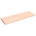 vidaXL Stolová doska 140x50x(2-6) cm neošetrený masív živé hrany