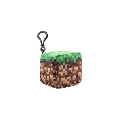 Plyšák s klipom Minecraft - Hlína, 8 cm