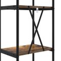 vidaXL Regál na knihy 3 úrovní 40 x 30 x 109 cm Kompozitné drevo