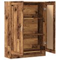 vidaXL Knižnica staré drevo 82,5x30,5x115 cm kompozitné drevo