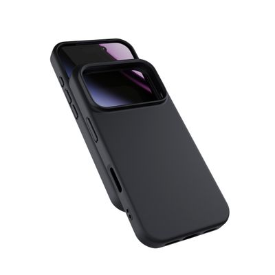 Epico Silicone TPU Mag+ Case iPhone 17 Pro - čierna