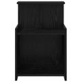 vidaXL Nočný stolík Čierny dub 40 x 35 x 60 cm Kompozitné drevo