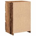 vidaXL Nočná skrinka Old Wood 40x35x62,5 cm Engineered Wood