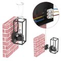 LED záhradné nástenné svietidlo EMOS ZGI010P, 12,8 x 11 x 27 cm, 1 x E27, 15 W