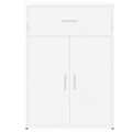 vidaXL Komody 2 ks biele 60x30x84 cm kompozitné drevo