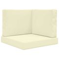 vidaXL Vankúš na vonkajšiu pohovku Polyester Krémová 60 x 60 cm