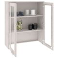 vidaXL Nadstavec na komodu HAMAR, biely 85x35x100 cm, borovica