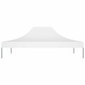 vidaXL Strecha na párty stan 4x3 m, biela 270 g/m²