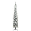 vidaXL Umelý vianočný stromček Zelená 270 cm PVC, oceľ a plast