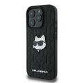 Puzdro Karl Lagerfeld pre iPhone 16 Pro Max 6,9" KLHCP16XPGKLCHPK čierne Hard Monogram Choupette Head Pin