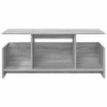 vidaXL TV stolík 102 x 35 x 45 cm Sivý Sonoma Kompozitné drevo