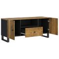 vidaXL TV skrinka 105x33,5x46 cm masívny mangovník a spracované drevo