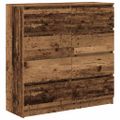 VidaXL Príborník Old Wood 100x35x99 cm Engineered Wood