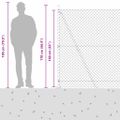 vidaXL Pletivový plot s betónovým podstavcom 10 x 1,6 m Zelená