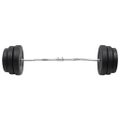 vidaXL Obojručná činka so závažiami 90 kg