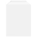 vidaXL Skrinka na gramofónové platne Biela 78,5 x 35 x 45 cm