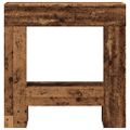 vidaXL Obloženie krbu staré drevo 81x18x82 cm kompozitné drevo