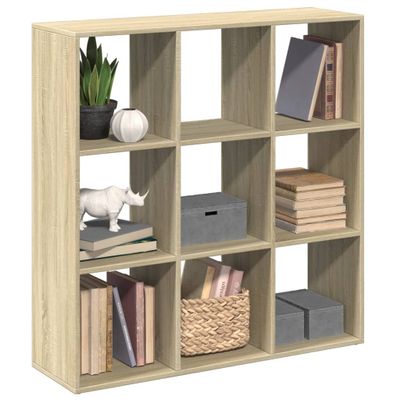 vidaXL Rozdeľovacia knižnica dub sonoma 102x29x103,5 cm kompoz. drevo