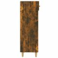 vidaXL Botník dymový dub 30x35x105 cm spracované drevo