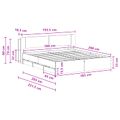 vidaXL Posteľový rám s úložným priestorom a čelom Čierna 180 x 200 cm