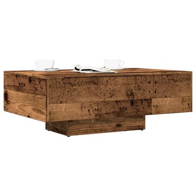 vidaXL Konferenčný stolík, staré drevo 85x55x31 cm, drevotrieska