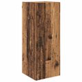 vidaXL Highboard Staré drevo 34,5 x 34 x 180 cm Kompozitné drevo