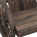 vidaXL Záhradná hojdacia stolička Adirondack jedľový masív