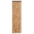 vidaXL Záves proti hmyzu, okrový a biely 56x185 cm, ženilka