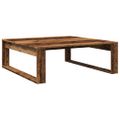 vidaXL Konferenčný stolík staré drevo 100x100x35cm drevotrieska